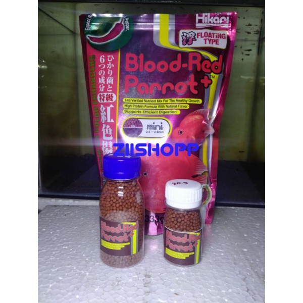 Pelet Ikan Blood Red Parrot Mini REAPACK