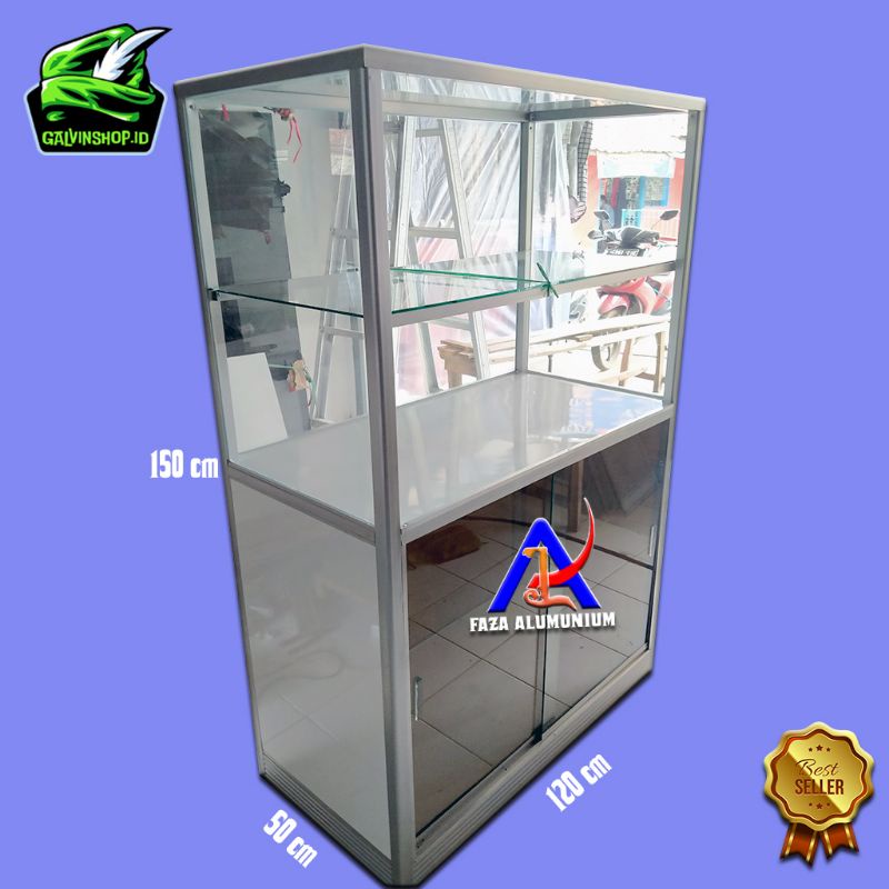 Etalase Gerobak Alumunium Masakan