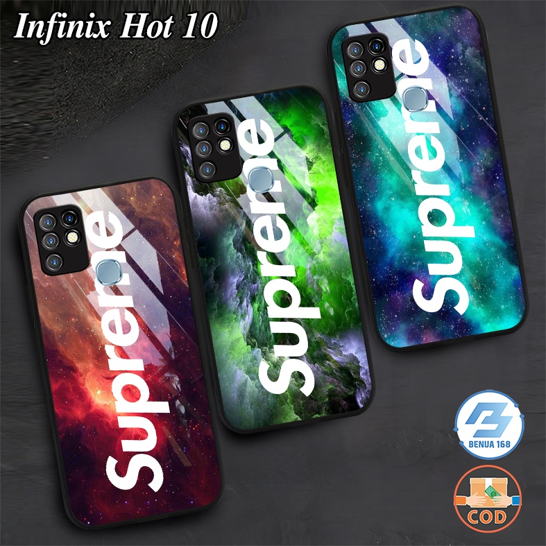 Benua Case - Case SUP*REME Infinix Hot 10 - Case Hp Infinix Hot 10 - Kesing Hp Infinix Hot 10 - Soft