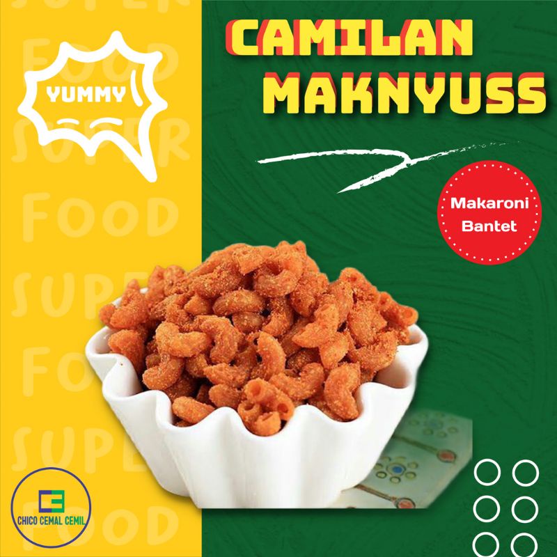 

Makaroni / Makroni Pipa Hitzzz / Makaroni Bantet/ MAKARONI VIRAL | MAKARONI MURAH KEMASAN 100-1000gr/1kg camilan kekinian yg lagi viral