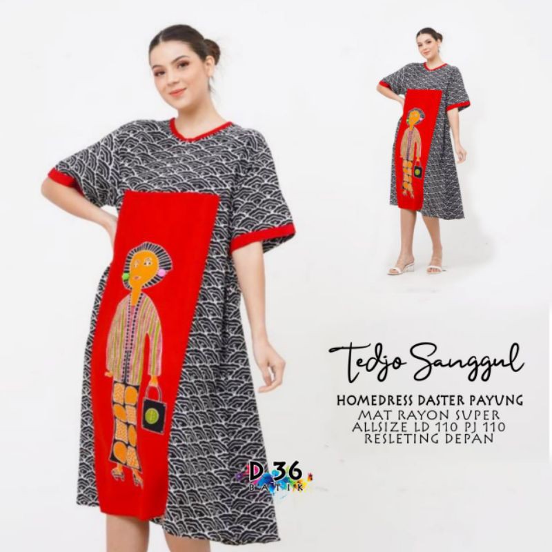 (Semerbak) Daster kekinian murah viral berkualitas Homey Dress Tejo Sanggul Payung baju santai rayon halus premium bagus wanita ibu ibu remaja cewek cewe sarwendah asli busui cantik kece trendy modis fashion modern kekinian terbaru