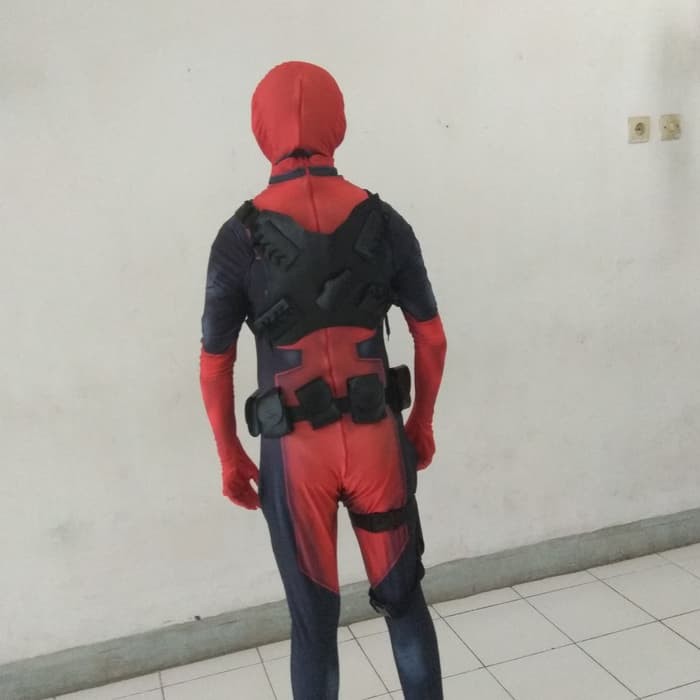 halloween cosplay deadpool costume dewasa kostum superhero zentaisuit