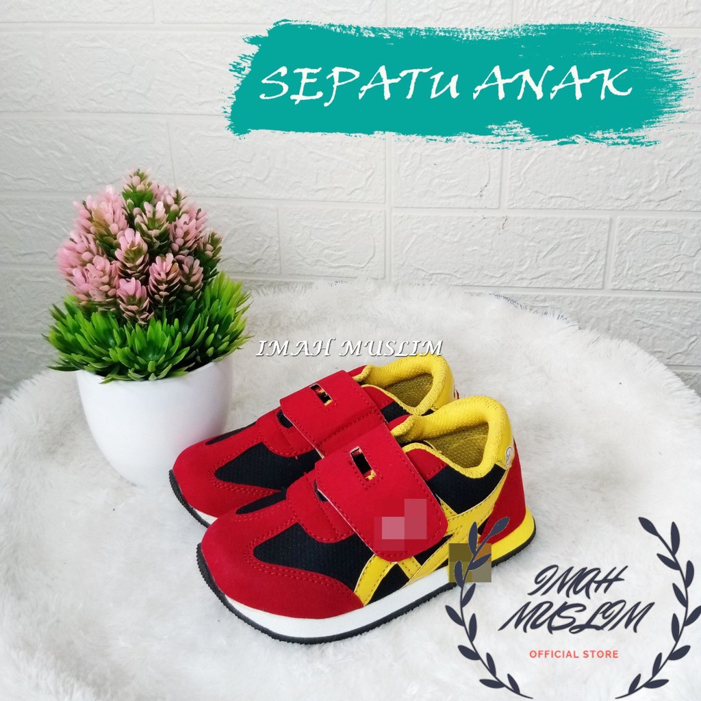 Sepatu Anak Sport Untuk Anak Usia 4 sampai 9 Tahun Pria dan Wanita Dengan Perekat Simple Murah