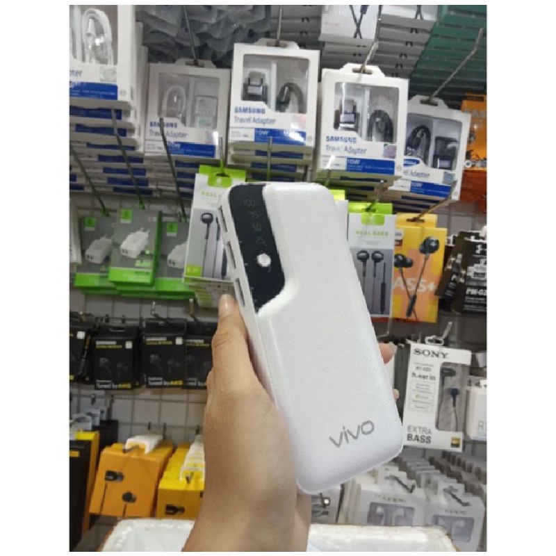 POWERBANK 20000 MAH LED DIGITAL LEATHER + / VIVO / XIAOMI / SAMSUNG