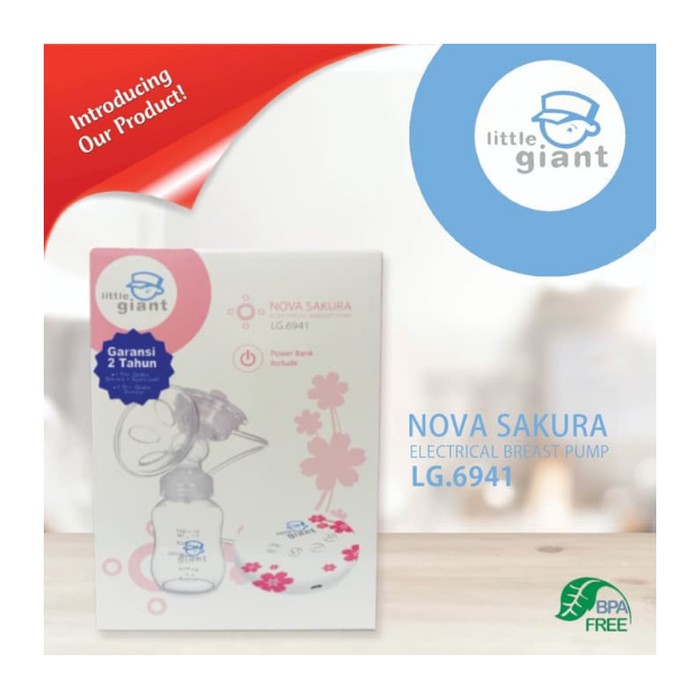 Makassar - Little Giant Nova Sakura Pompa Asi Elektrik Portable Garansi Resmi 2 Tahun | Breastpump