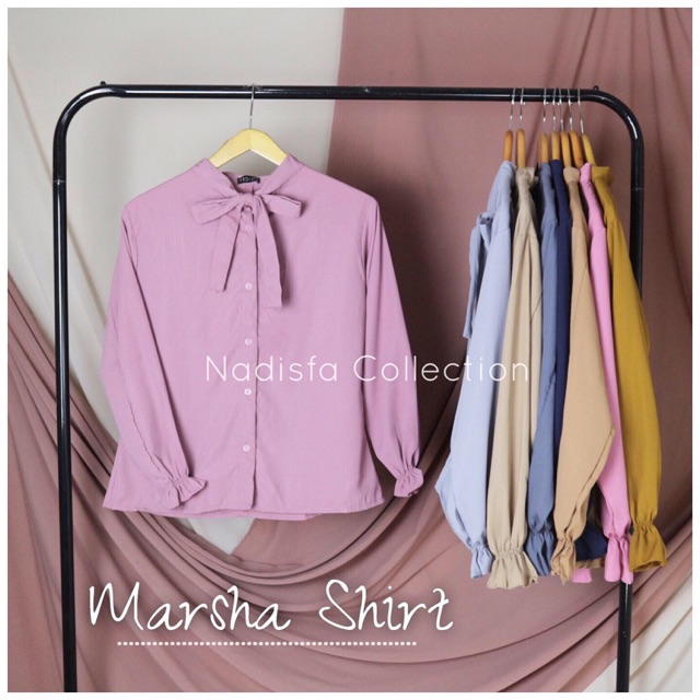 MARSHA SHIRT KEMEJA POLOS