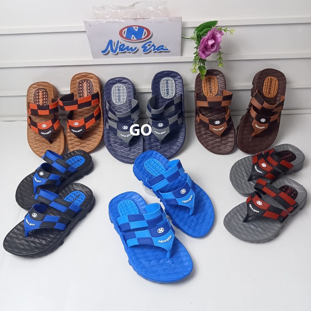 gos NEW ERA TK.E 37014 Sandal Jepit Karet Anak Laki-Laki Sendal Casual Sehari-Hari Anak Cowok