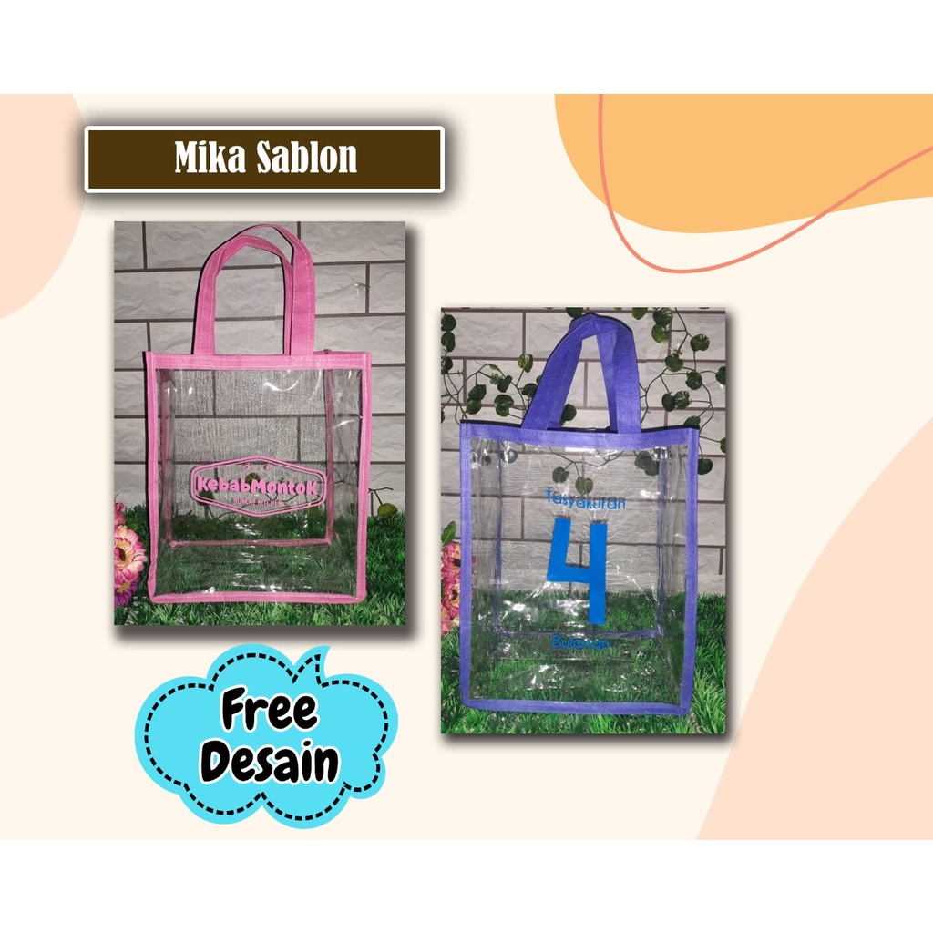 TAS SOUVENIR JINJING MIKA ULANG TAHUN TASYAKURAN SABLON
