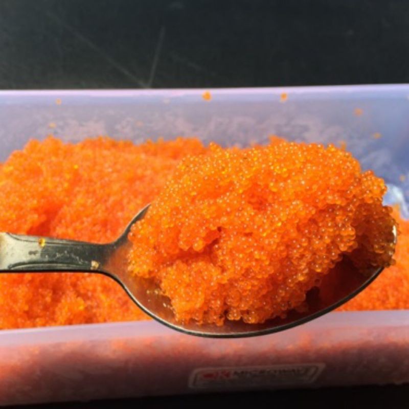 

RK60 Termurah !! Tobiko Orange 500gr l Telur Ikan Flying Fish Roe 100gr 50gr Premium Japanese Food