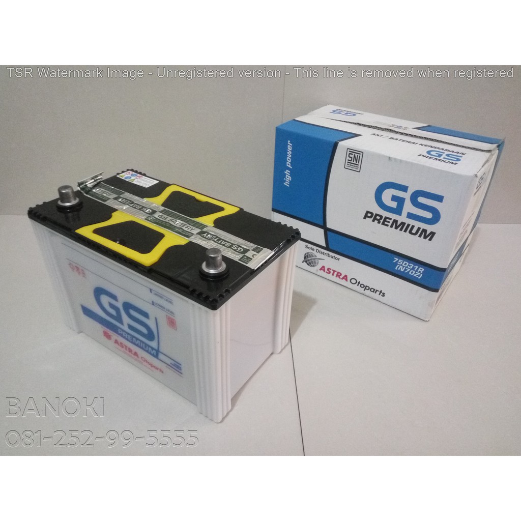 Aki mobil Gs premium N70Z