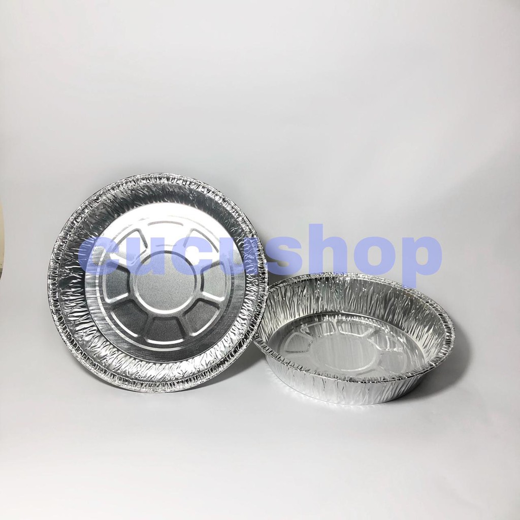 Per 100pcs RX725. Alu foil tray Diameter 18cm