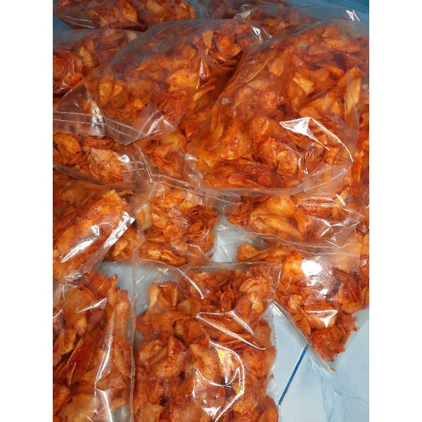 

KERIPIK SINGKONG RENYAH PEDAS MANIS 250g