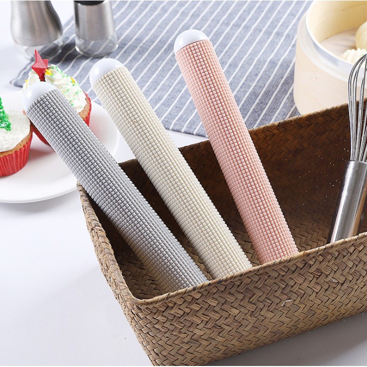 MARKAS88 Rolling Pin Adonan Kue Anti Lengket Penggilas Adonan Penggiling Adonan Premium Bahan ABS