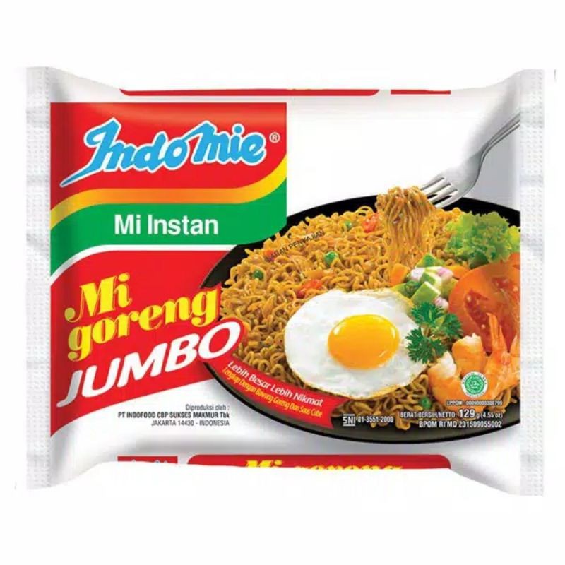 

Indomie Goreng Jumbo Spesial/Ayam Panggang Mie Instant {127gr/pcs}