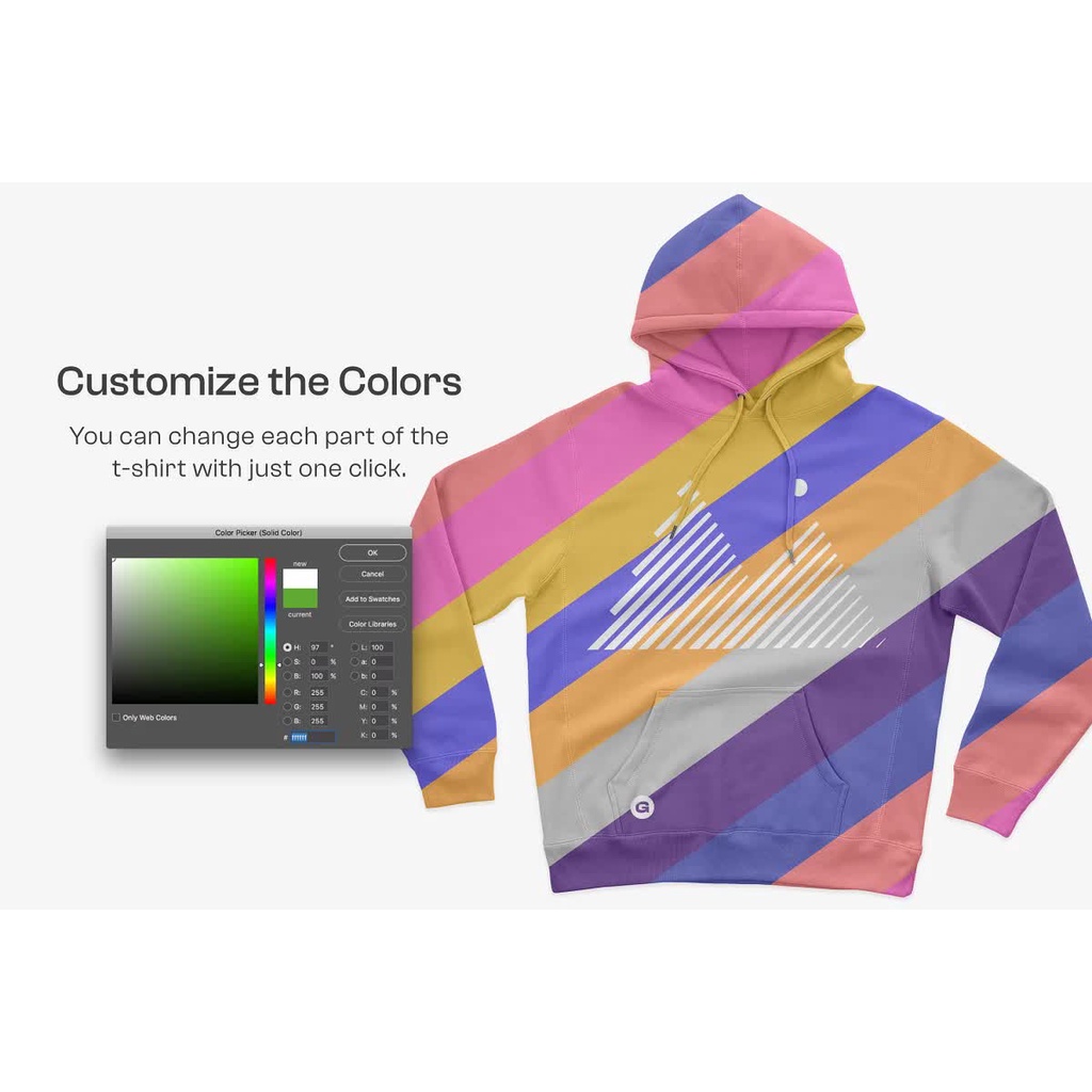 IND5000 Heavyweight Hoodie Mockups - Adobe Photoshop