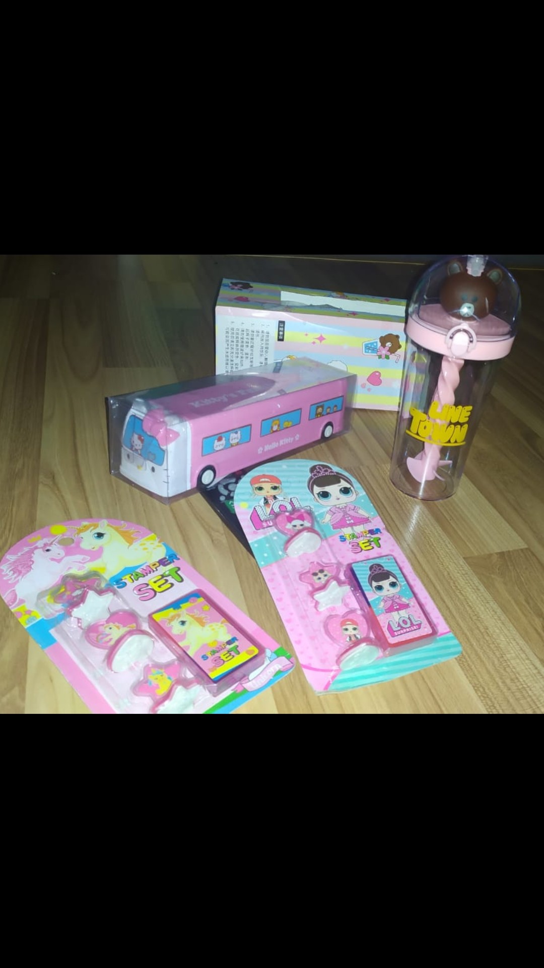 Botol Minum Aduk / Gelas Aduk Sedot Karakter Zb5403