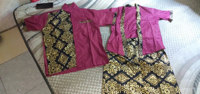 Couple Batik R&b Katun Oil | Couple Batik Motif | Baju Natal