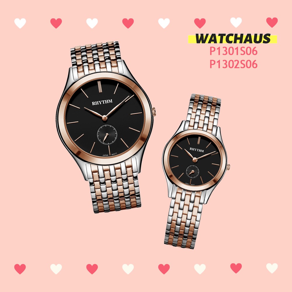 JAM TANGAN COUPLE RHYTHM P1301S06 P1302S06