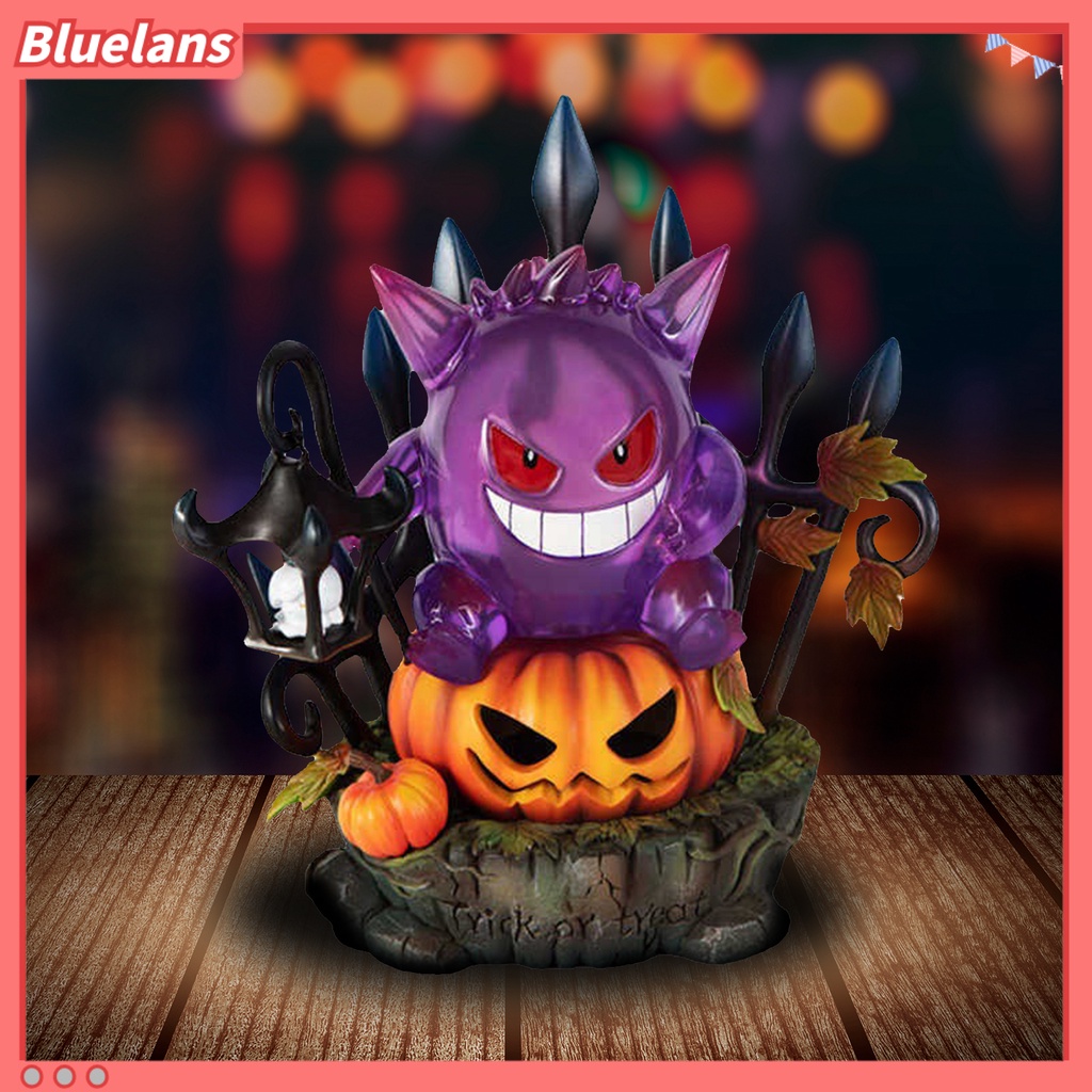 Lampu Bentuk Kartun Labu Halloween Bahan Resin Untuk Ruang Duduk