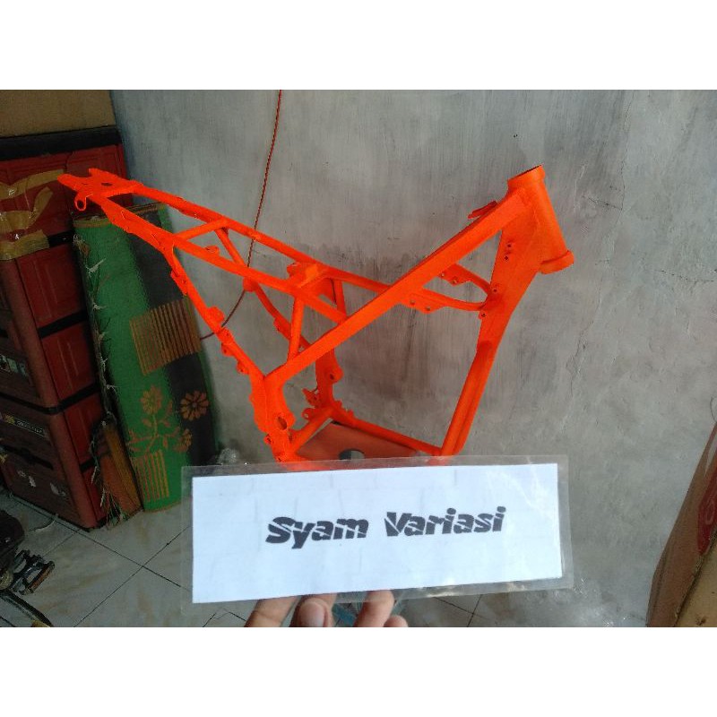 TURUN HARGA FRAME RANGKA KLX COPY PNP MESIN SCORPIO DAN MESIN NINJA