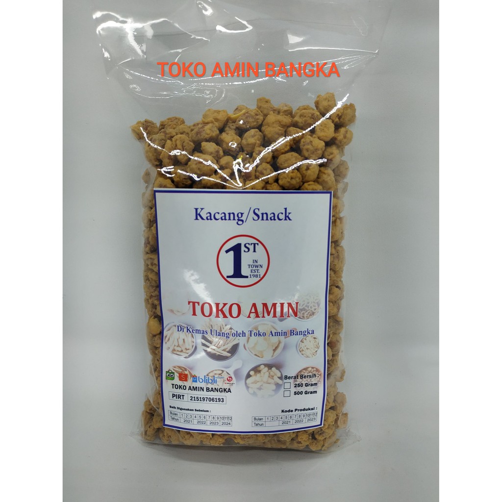 

KACANG TELOR MEDAN SATELIT PALAPA KEMASAN 500 GRAM /SNACK/CEMILAN