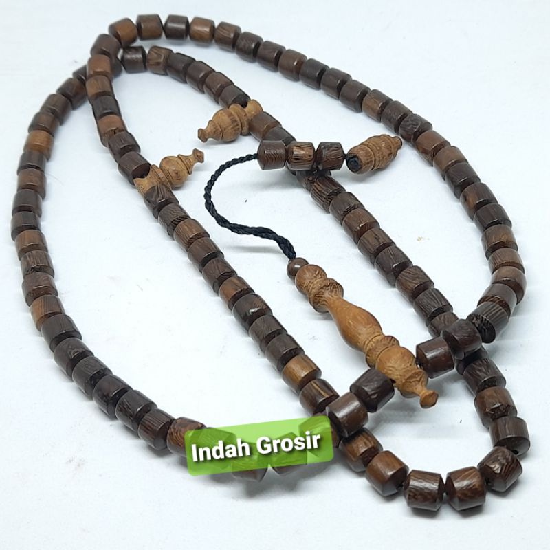 TASBIH KAYU GALIH KELOR 8MM 99 BUTIR MODEL MARJAN