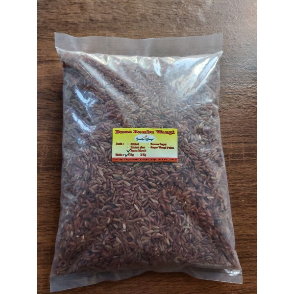 

Beras Merah Sosoh - Merk Bambu Wangi 1 KG