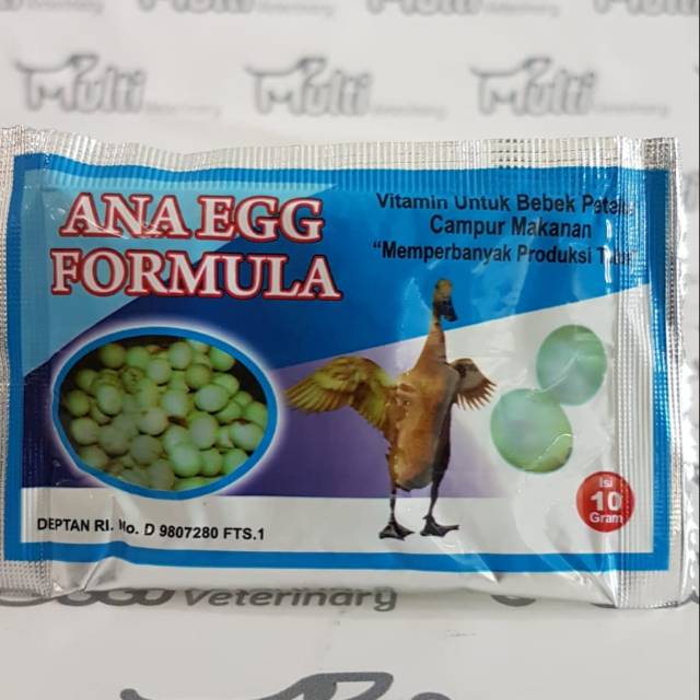 

ANA EGG FORMULA 10gr Eka Farma - Meningkatkan Produksi Telur Bebek-Itik-Angsa