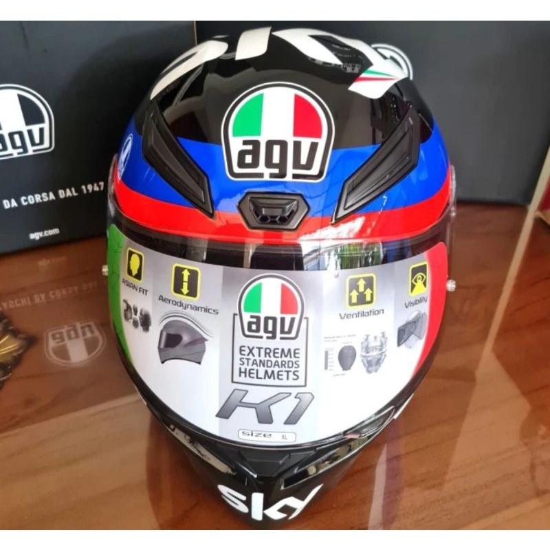 Helm AGV K1 VR46 Sky Racing Original
