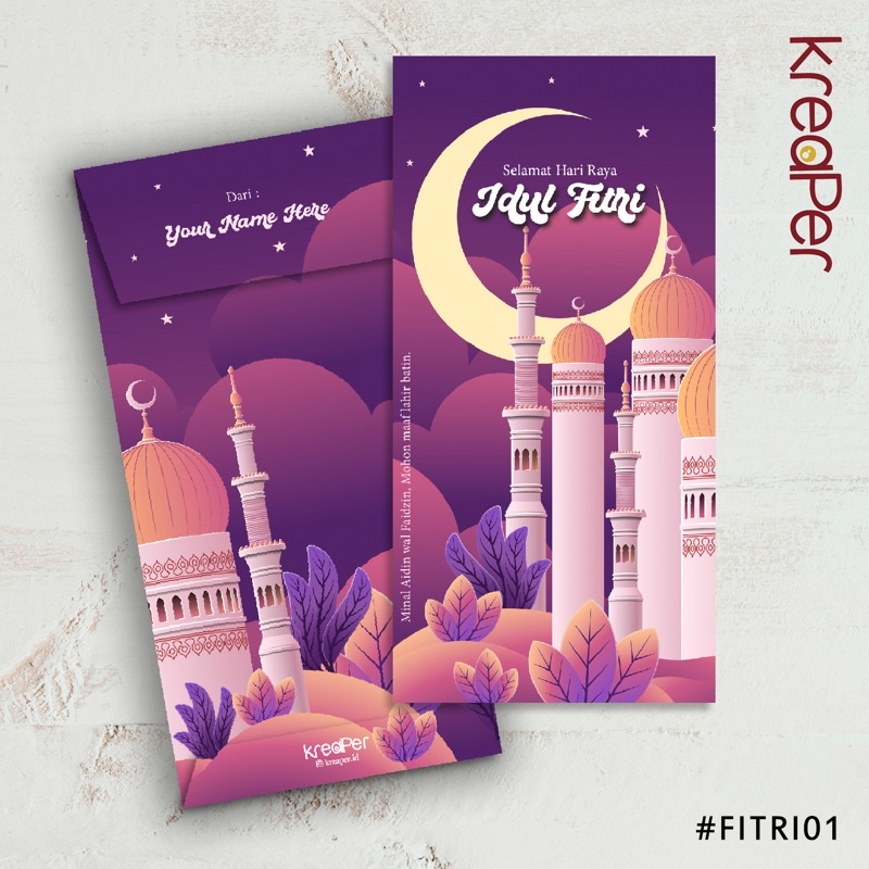 

AMPLOP LEBARAN IDUL FITRI THR FITRAH 2022 PREMIUM MURAH LARGE (Kode: FITRI01)