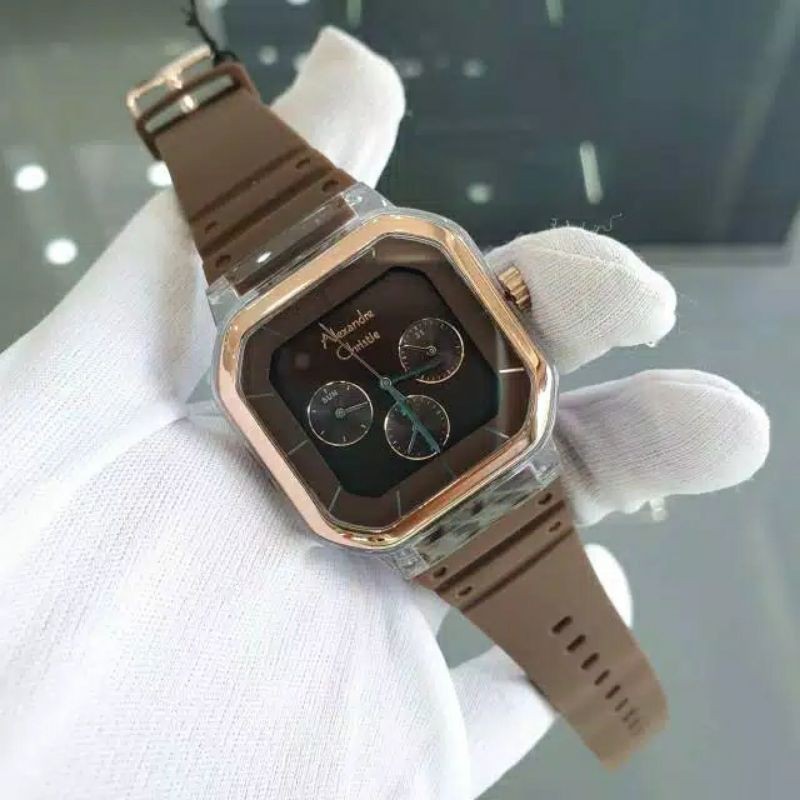 JAM WANITA ALEXANDRE CHRISTIE AC 2811 AC2811 BROWN ORIGINAL