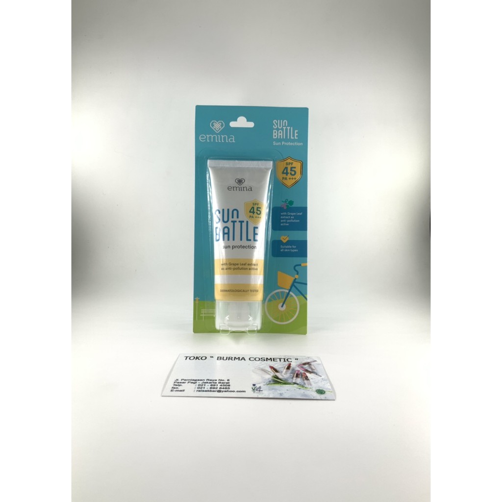 EMINA SUN BATTLE SUN PROTECTION SPF 45 PA+++ 30 ML