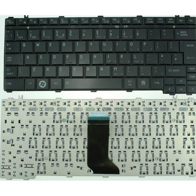 Mantap Keyboard Toshiba U400 U500 T135 T130 M800 M900 Black Hemat