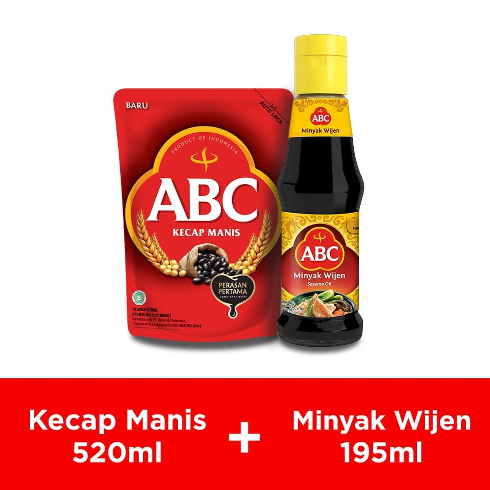 

PROMO BUNDLING ABC KECAP MANIS 520ML & MINYAK WIJEN 195ML TERMURAH