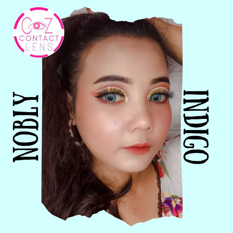 Softlens Nobly Galaxy Indigo Shopee Indonesia