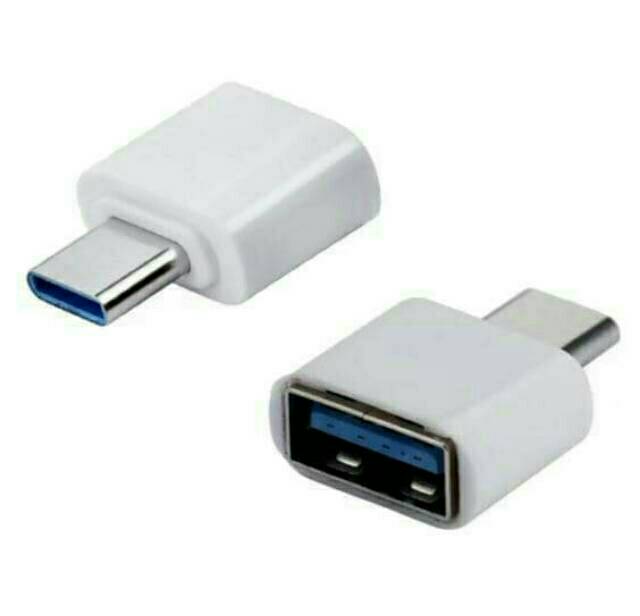 (COD) ADAPTER KONEKTOR OTG TYPE C TO USB PORT / OTG PLUG CONNECTOR RAINBOW / OTG TIPE C TO USB