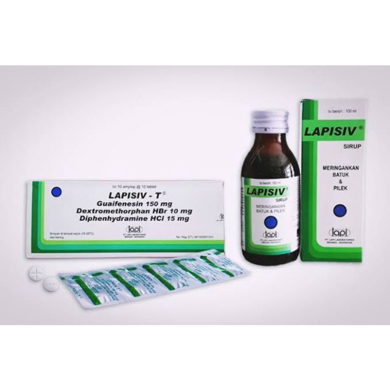 

Lapisiv Sirup 100 ml Dan Lapisiv-T 10 Tablet