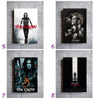Poster film THE CROW - hiasan dinding klasik vintage - dekorasi rumah