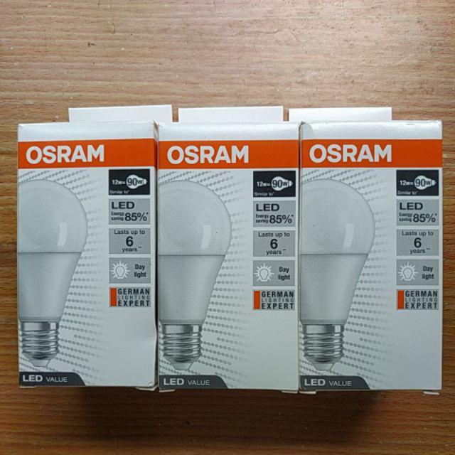 Osram Lampu Bohlam LED 12 Watt (Pengganti Bohlam Pijar 90 Watt) 3 Pcs