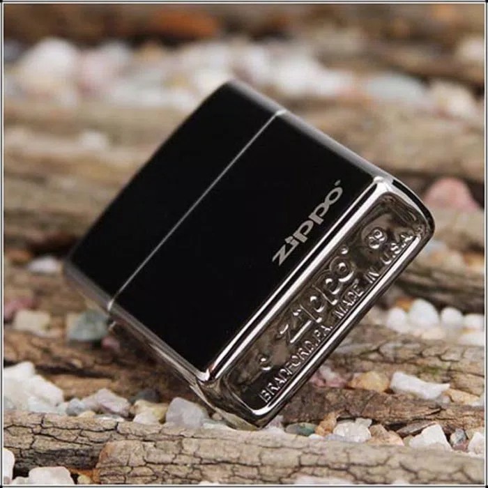 TERMURAH  KOREK API ZIPPO BLACK ICE KW SUPER GRADE ORI WE195