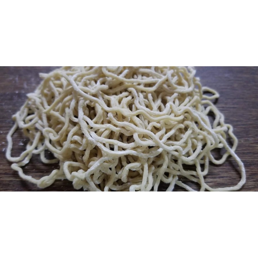 

Bakmi (mie basah) Telor MK Ungu mentah