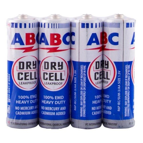 Baterai ABC A2 AA/Batere ABC A2 AA/Batre ABC/Baterai Jam Dinding
