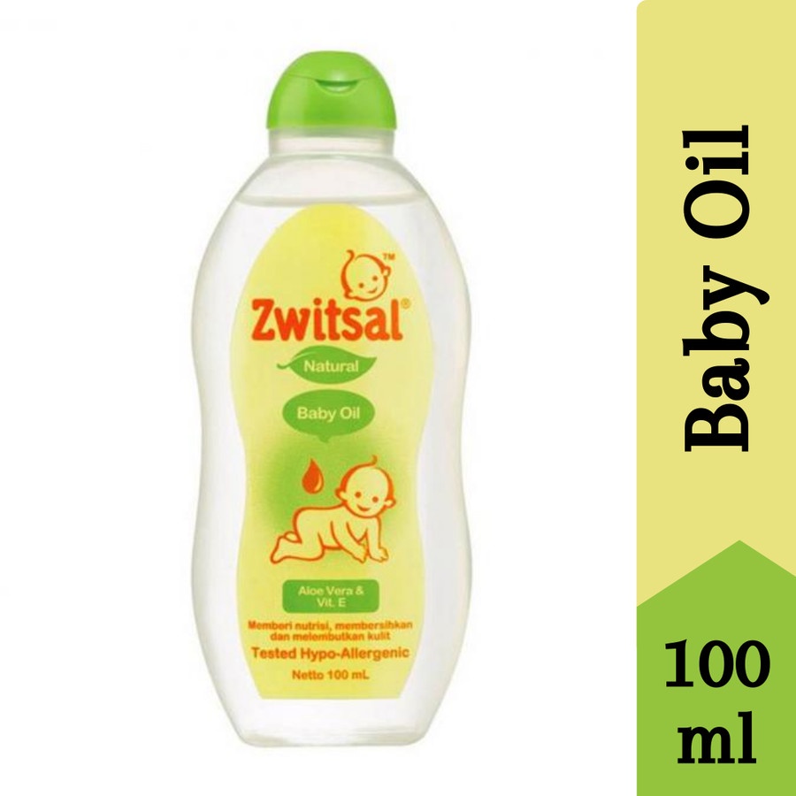 Zwitsal Baby Oil Natural 100ml Minyak Baby Oil Bayi