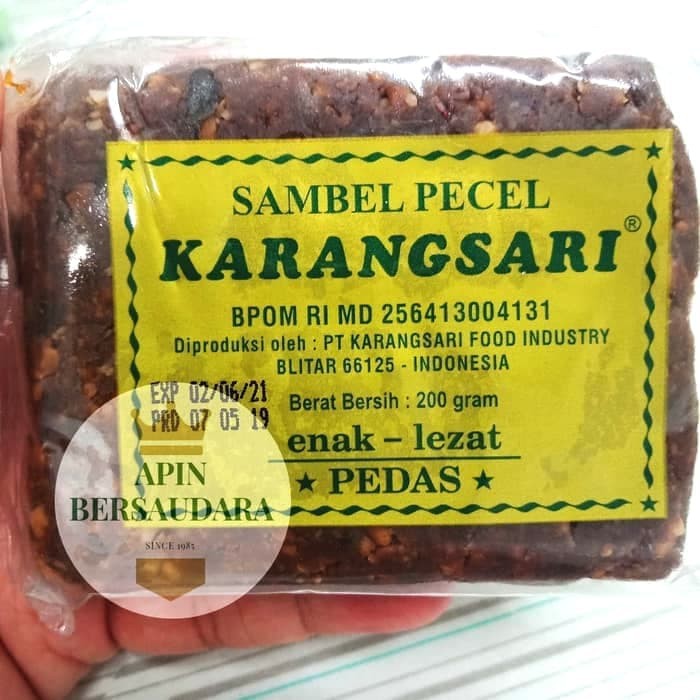 

SAMBAL PECEL BUMBU KACANG KARANGSARI SAMBEL PECEL BLITAR