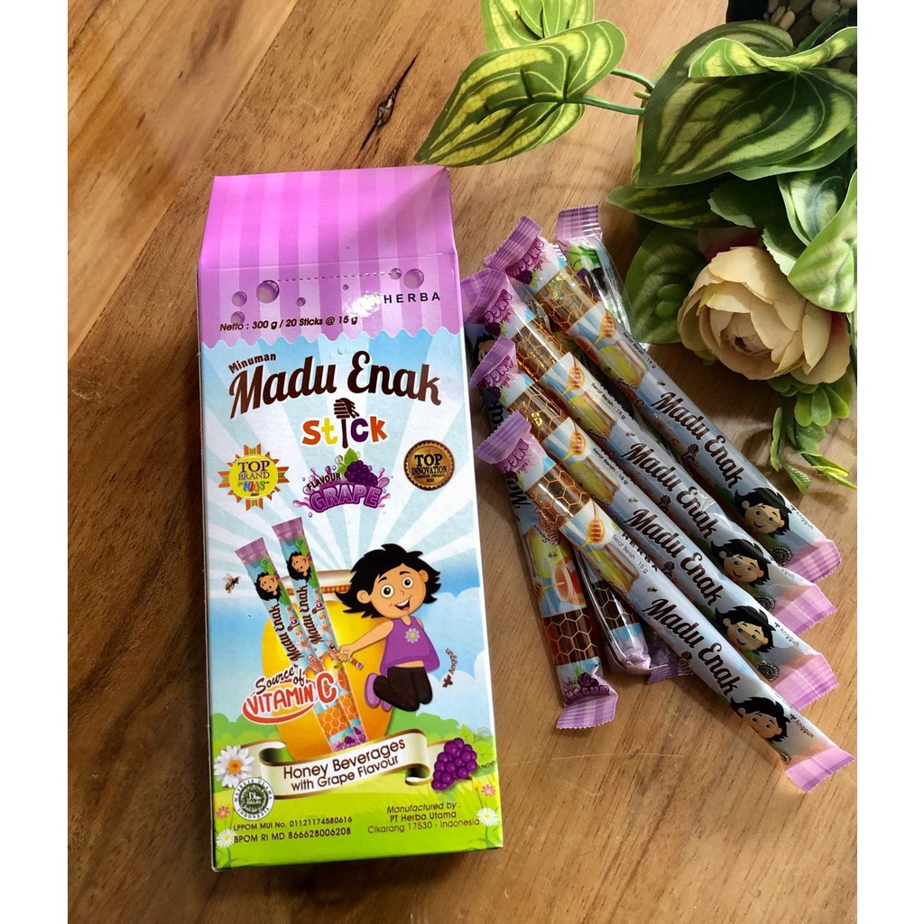 

Suplemen Madu Stick Stik Anak Enak Disukain Anak Anak Sehat Daya tahan tubuh