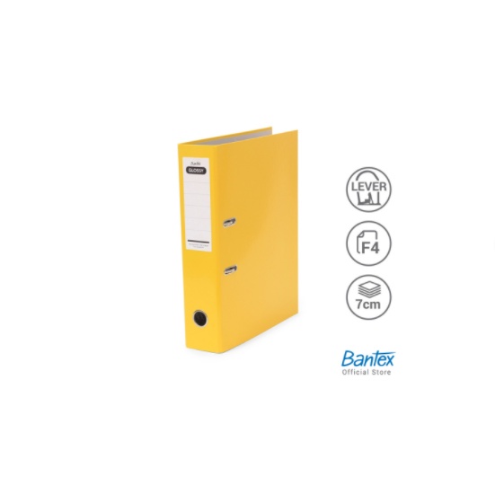 

Bantex Lever Arch File Ordner Folio 7cm Glossy Yellow #1441 06