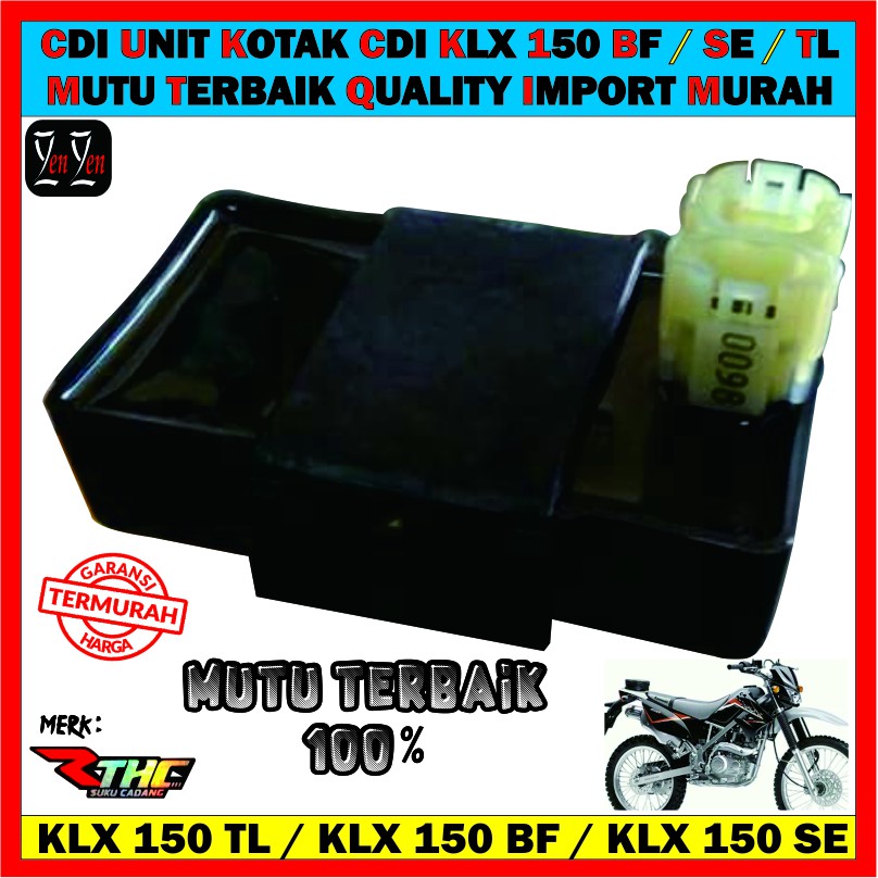 CDI UNIT KOTAK CDI KLX 150 TL / SE / BF  IMPORT QUALITY MURAH  JAMIN  KWALITASNYA JOSSS