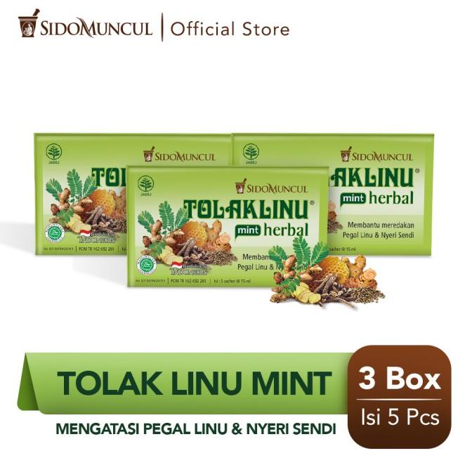 

Discount Tolak Linu Mint Cair Dus 3x5's Obat Herbal - Pegal Linu Nyeri Sendi /OBAT HERBAL ASAM URAT/OBAT HERBAL PELANGSING/OBAT HERBAL KOLESTEROL/OBAT HERBAL DIABETES