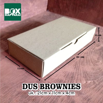 

Dus Brownies uk. 21 x 11 x 4cm