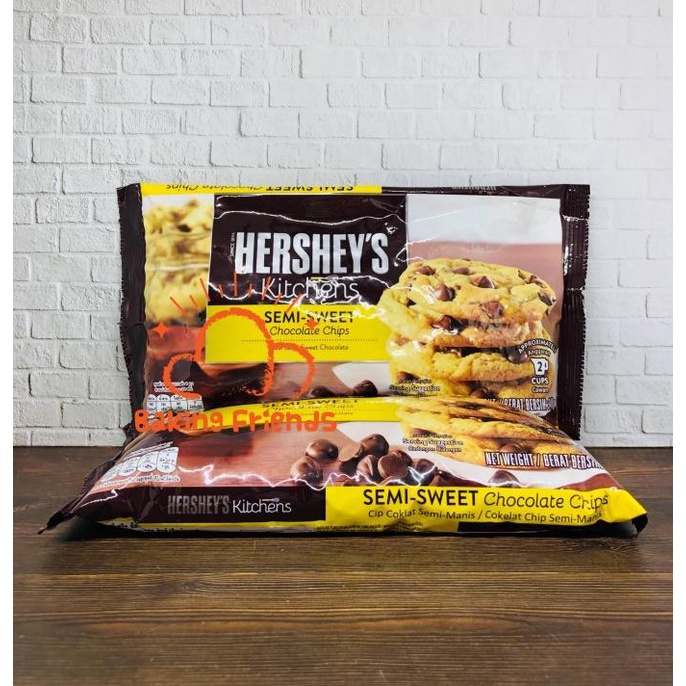 

Hershey's Semi Sweet Chocolate Chips 340gr /Coklat Chips Hershey TERLARIS TERPERCAYA ORIGINAL